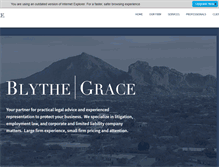 Tablet Screenshot of blythegrace.com